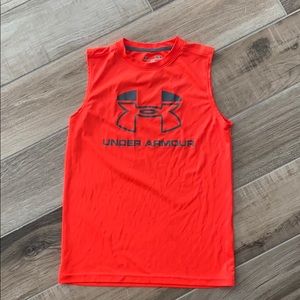 Boys YM under armor muscle tank